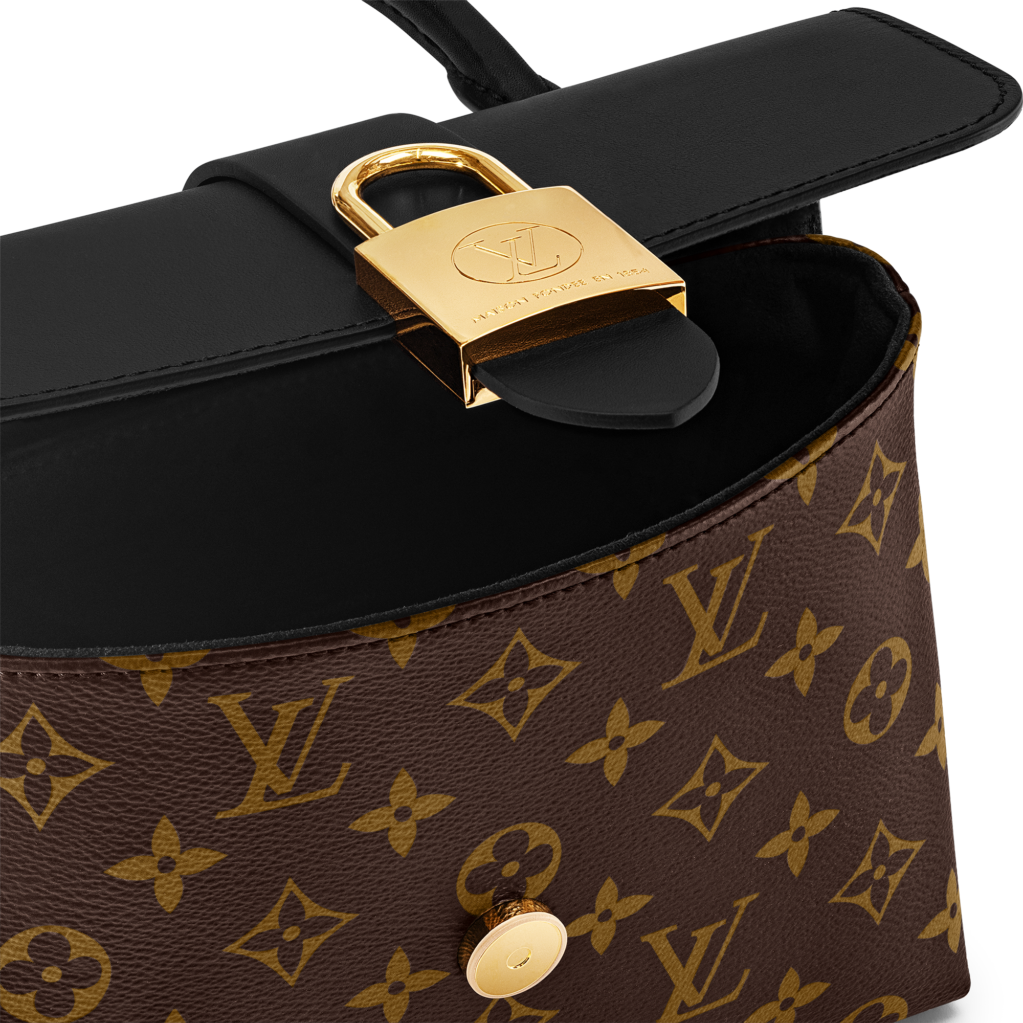 ルイ・ヴィトン・モノグラム LOUIS VUITTON ロッキーBB M44141 2Wayバッグ ブラウン  ブラック / 450042